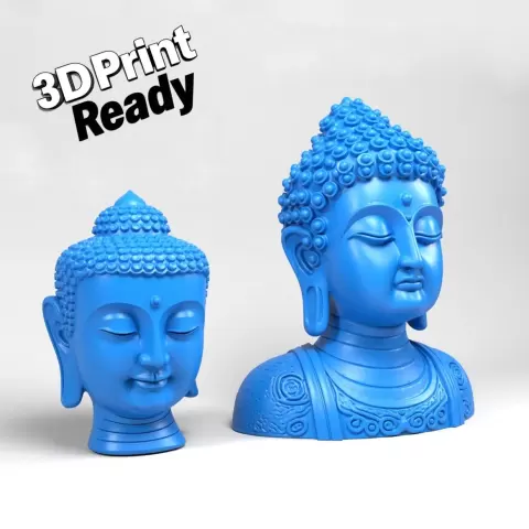 Buddha heads - 3D Everything