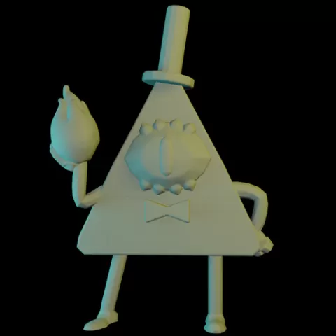 Bill Cipher Gravity Falls Figure