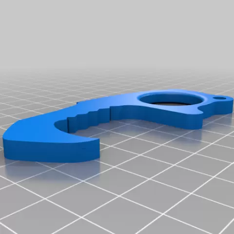 covid handle thin with key ring