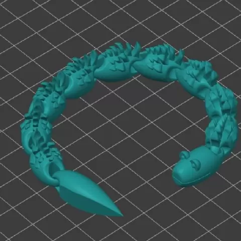 Articulating Scaly Snake