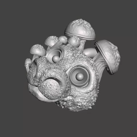 mushroom spirit dragon monster game jewellery pendant necklace