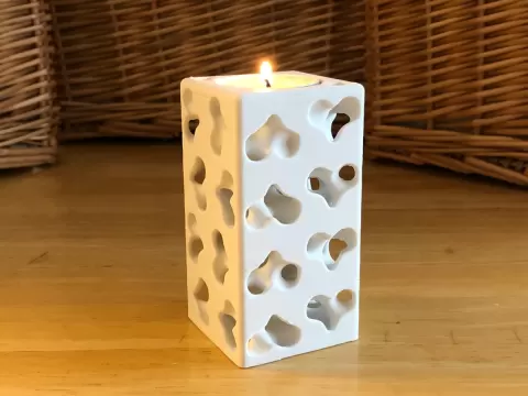 Heartstrings Tealight Holder Square