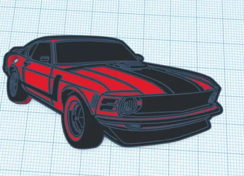 Camaro Car Keychain