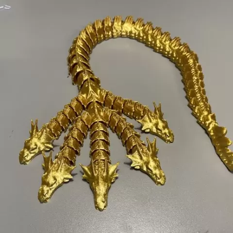 Articulated Hydra Mythical Snake Creature