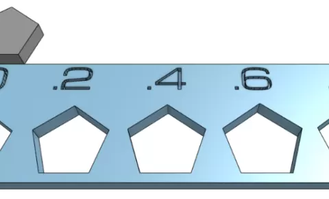 3D Printer Tolerance Tester