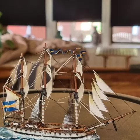 SE Venus Bellona-class Frigate (40 guns), 1783-1807 AOA-SE-2 by Turner Miniatures