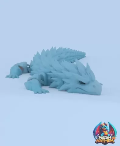 Frostbite Mini – The Pocket‑Sized Glacier Dragon and Keychain