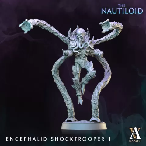 Encephalid Shocktrooper by Archvillain Games