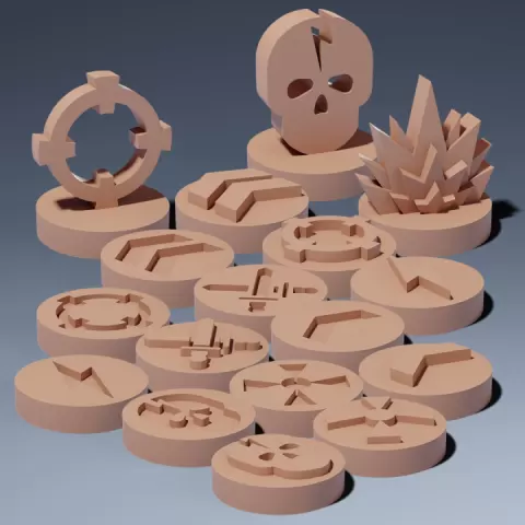 Marker/Token Kit by Productions Diratia