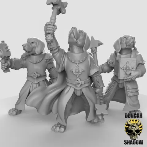 Beagle Clerics (pre Supported) by Duncan Shadow