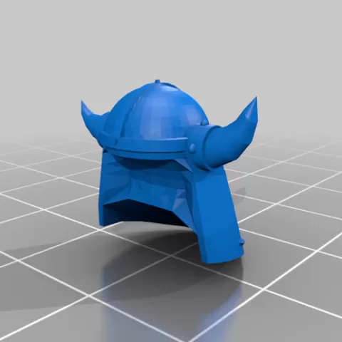 Armoured orc head 4
