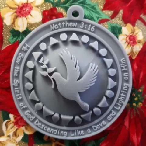 Christ Medallion - Jesus Baptism