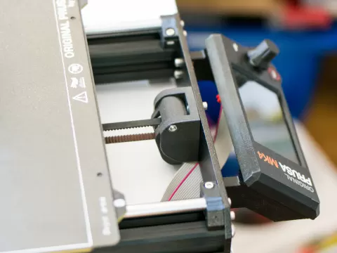 Simple Prusa i3 MK4 s Y- Axis belt tensioner (3 mm and 5 mm versions)