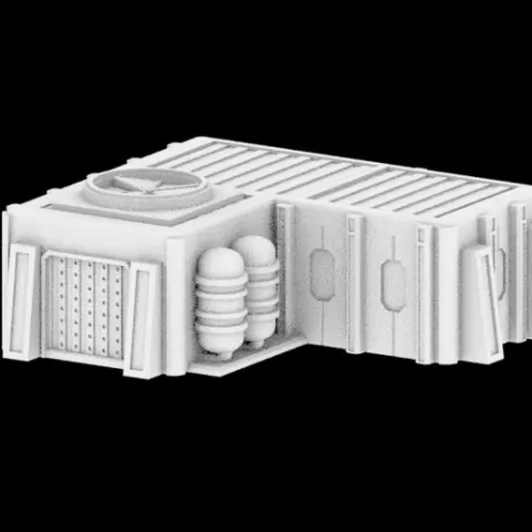 15mm Scifi Compound Building