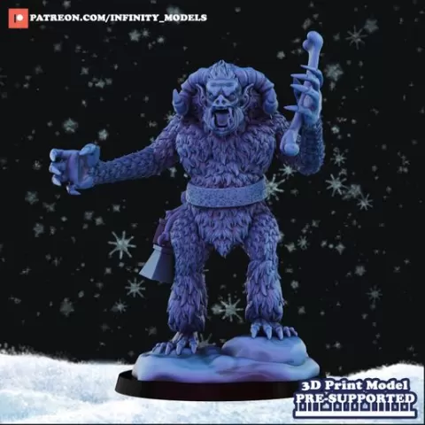 Ice Yeti - Tabletop Model