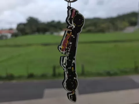 Redbull Racing F1 Flexy Keychain