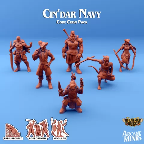 Cin'dar Navy - Core Crew by Sordane Publishing