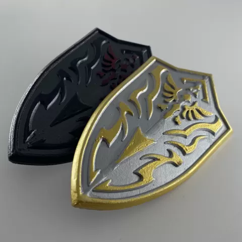 Large Royal Shield/Royal Guard's Shield: Legend Of Zelda, Breath Of The Wild by Tom Price