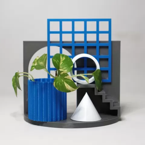 Geo Art Pot Deco A