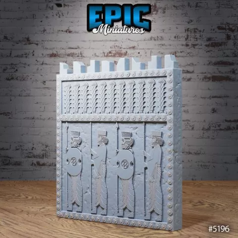 Wall Straight V1 / Oriental Environment / Desert Decoration Items / Egyptian Dungeon Equipment / Sand Area Theme / Dune Encounter by Epic-Miniatures