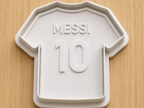 Messi 10 Jersey Cookie Cutter