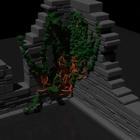 Walll with Vines