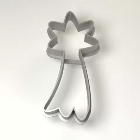 Cookie cutter / Cortante de gallettitas - Xmas star / Estrella fugaz navideña