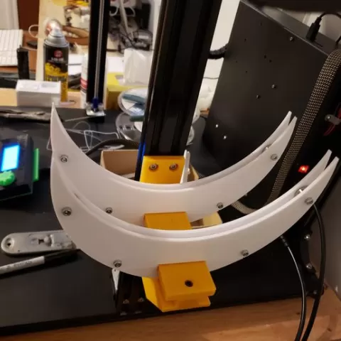 Spool Mount/Holder for 40mm extrusion w/adjustable width- no tangles