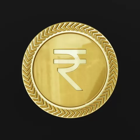 Rupee coin - Mart 3D world