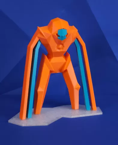 Deoxys Defense Low Poly Pokemon