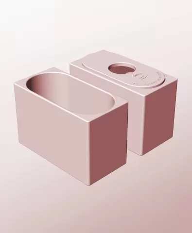 CX68-100-P Stackable pierced bin box module for creative decor