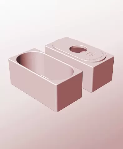 CX68-65-P Stackable pierced bin box module for creative decor