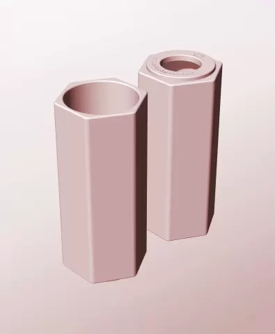 CH68-180-P Modular pierced component container modern decor