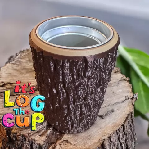 Aluminum Cup Cover - LOG, its LOG... 12oz Ball Aluminum Cup Cover or Koozy