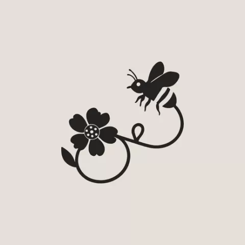 Bee & Flower World Environment Day Art