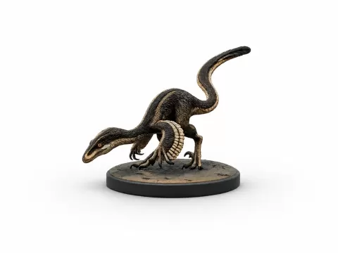 Feathered Velociraptor Miniature