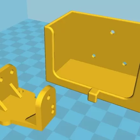 simple GoPro mount for Spyda 500 frame