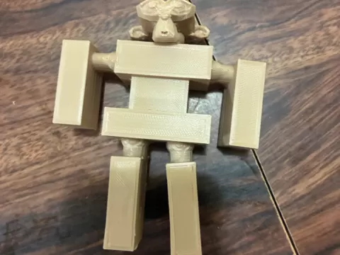 Mecha Monkey Figure